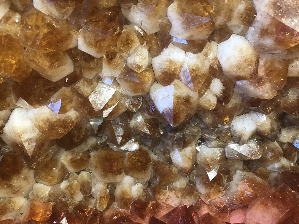 Citrine Geode Closeup